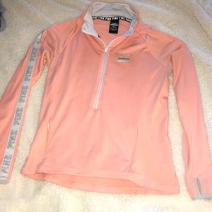 peach pullover